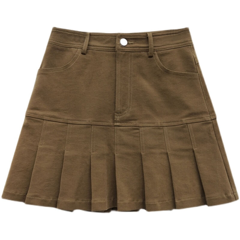 American Spice Girl pleated skirt BY7002 | aleeby