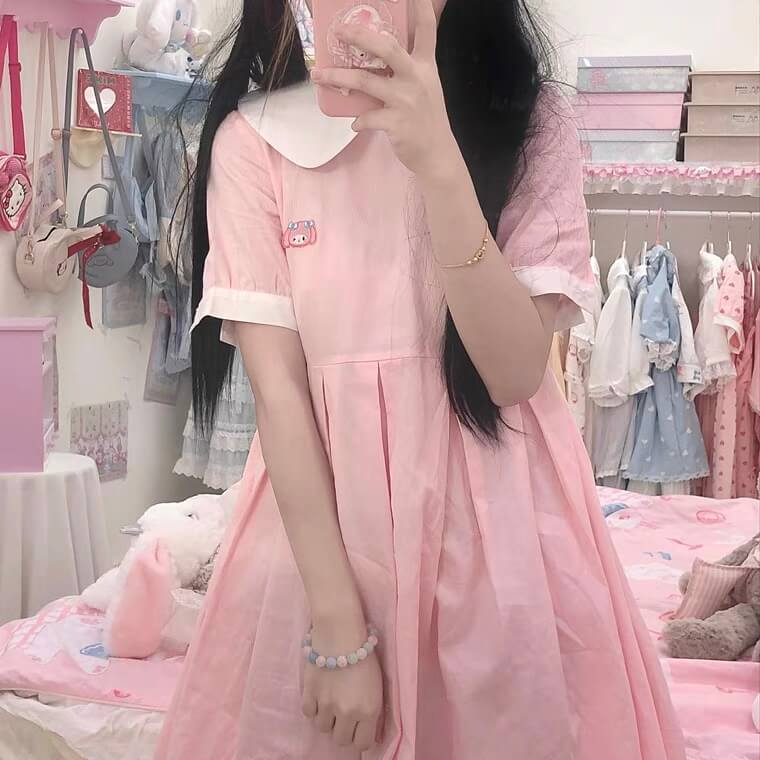 Japanese cute pastel melody cinna dress BY6010 aleeby