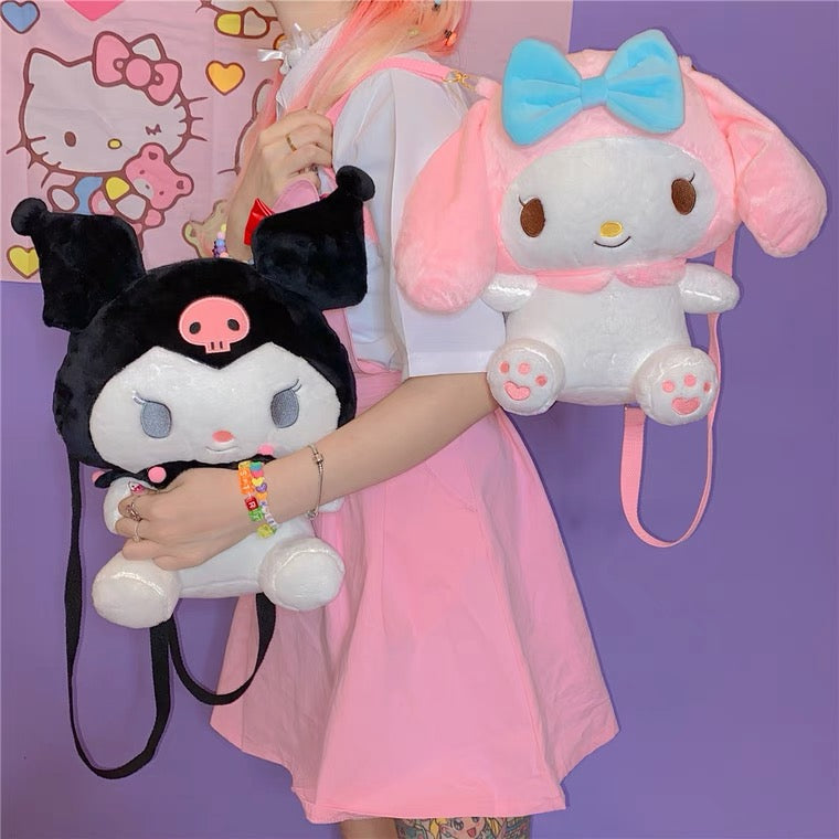 Kuromi Plush Backpack